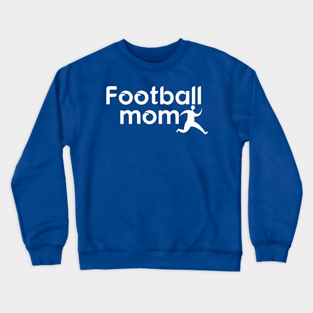 Football Mom Crewneck Sweatshirt by jerranne